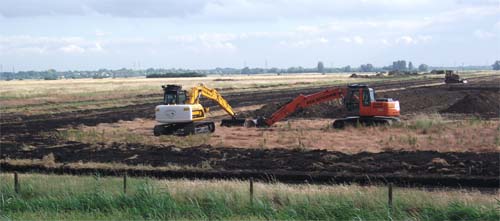 Lodes Way under construction